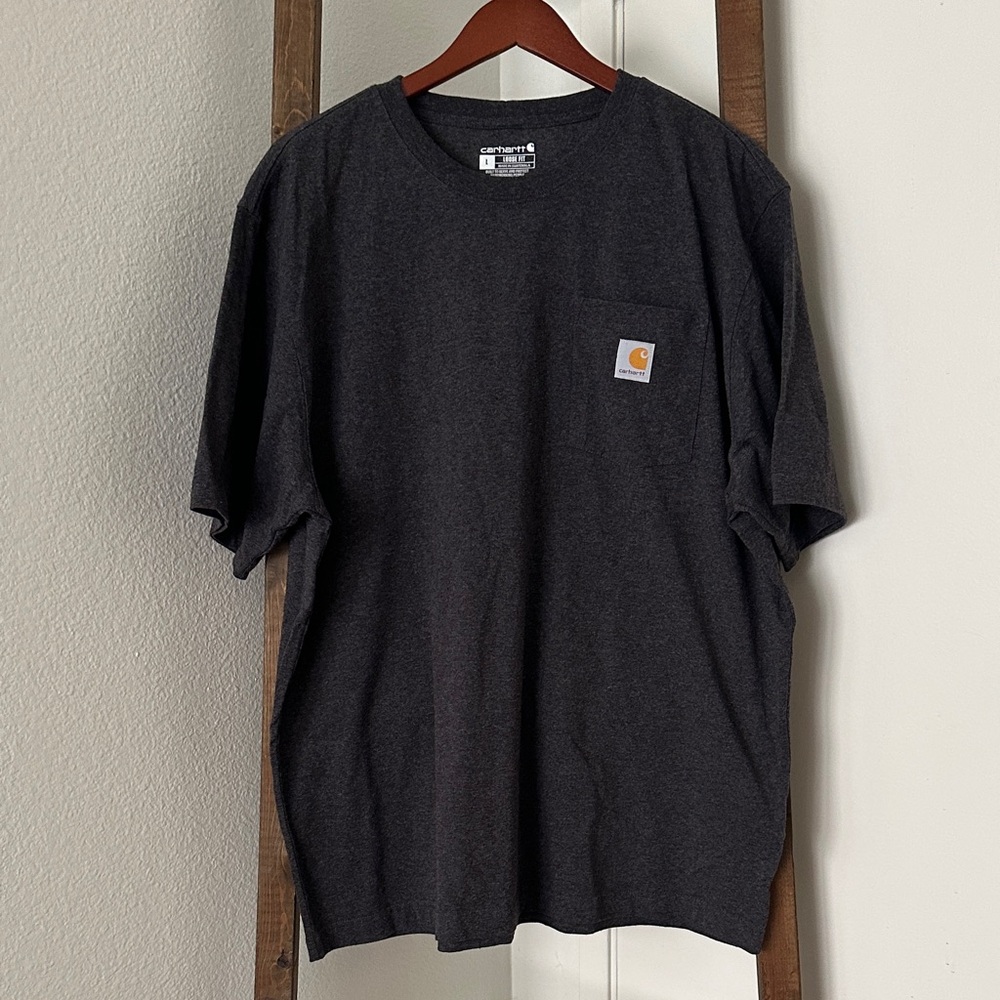 Carhartt Men's Dark Gray Short Sleeve Tee